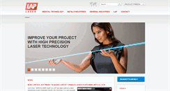 Desktop Screenshot of lap-laser.com